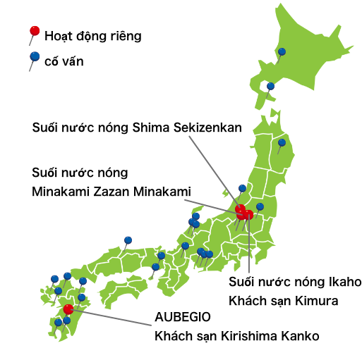 Cơ sở lưu trú do công ty quản lý